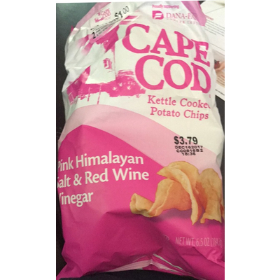 Potato Chips, Pink Himalayan Salt & Red Wine Vinegar