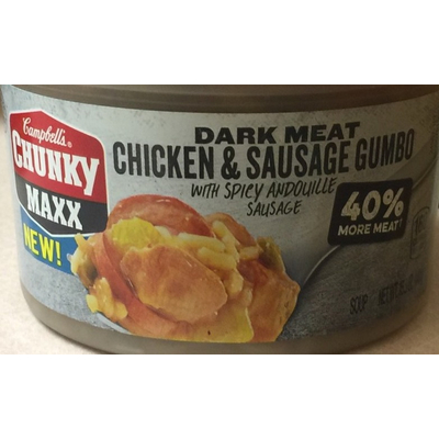 Soup, Dark Meat Chicken & Sausage Gumbo with Spicy Andouille Sausage