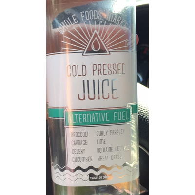 Cold Pressed Juice, Alternative Fuel