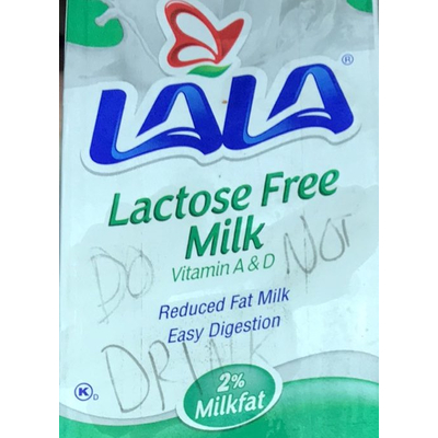 Milk, Lactose Free