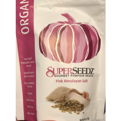 Gourmet Pumpkin Seeds, Pink Himalayan Salt, Organic