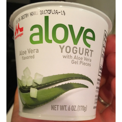 Alove Yogurt, Aloe Vera Flavored, with Aloe Vera Gel Pieces