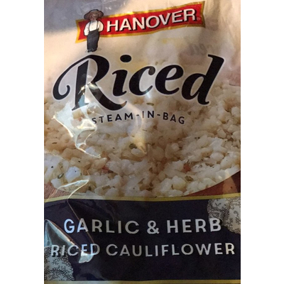 Riced Steam-In-Bag, Garlic & Herb Riced Cauliflower