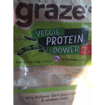 Veggie Protein Power, Spicy Chickpeas, Black Pepper Cashews & Edamame Beans