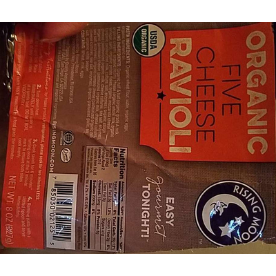 Ravioli, Organic Five Cheese