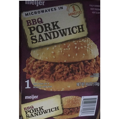 Sandwich, BBQ Pork