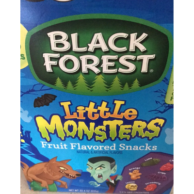 Fruit Flavored Snacks, Little Monsters