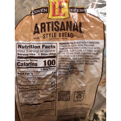 Artisanal Style Bread