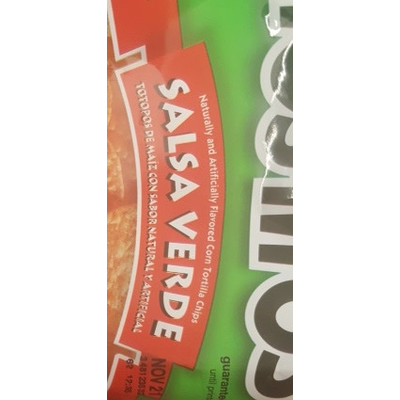 Tortilla Chips, Salsa Verde