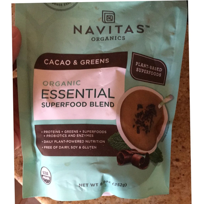Organic Essential Superfood Blend, Cacao & Greens