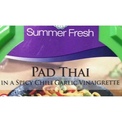 Pad Thai, in a Spicy Garlic Vinaigrette