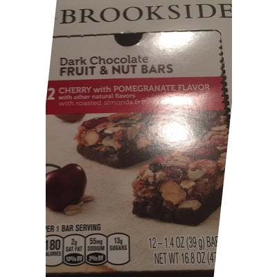 Dark Chocolate Fruit & Nut Bar, Cherry with Pomegranate