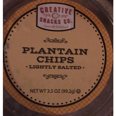 Plantain Chips, Lightly Salted