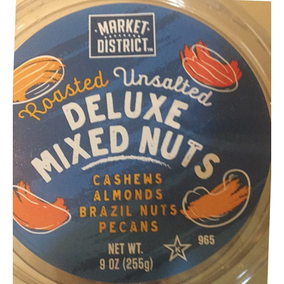 Deluxe Mixed Nuts, Roasted Unsalted