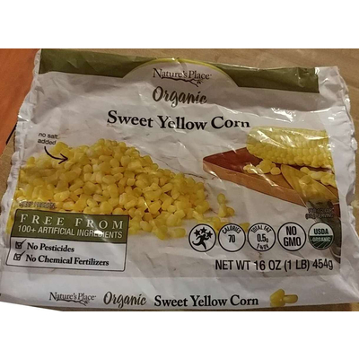 Organic Sweet Yellow Corn