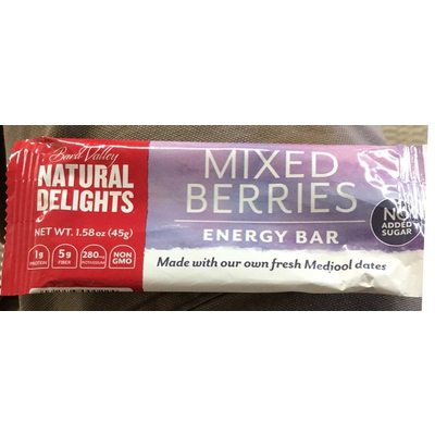 Energy Bar, Mixed Berries