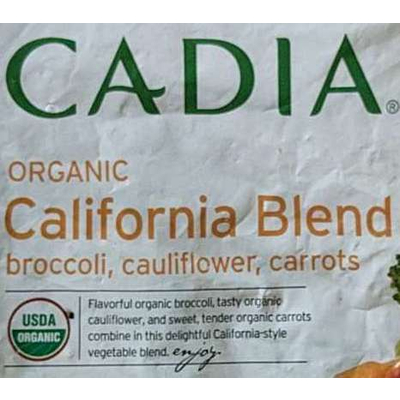Organic California Blend, Broccoli, Cauliflower, Carrots