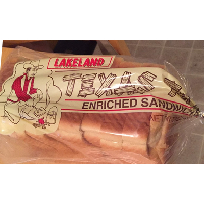 Enriched Sandwich Bread, Texas Toast