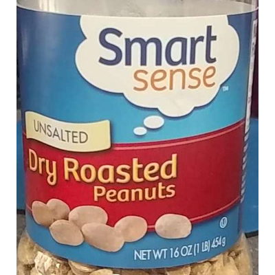 Peanuts, Unsalted Dry Roasted