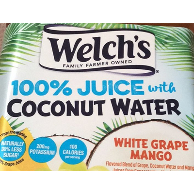 Coconut Water, White Grape Mango