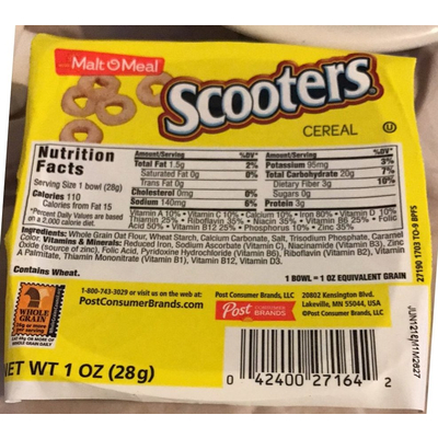 Cereal, Scooters