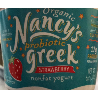 Greek Nonfat Yogurt, Strawberry
