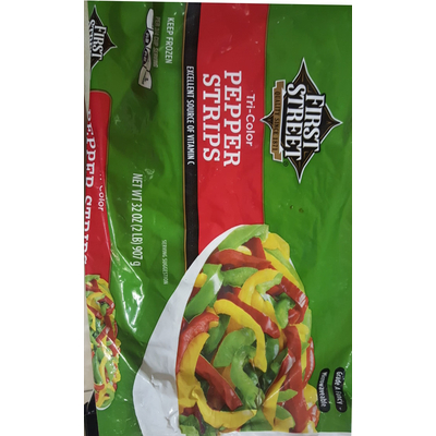 Tri-Color Pepper Strips