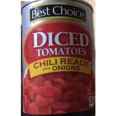 Diced Tomatoes Chili Ready With Onions