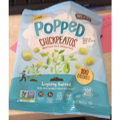 Popped Chickpeatos, Lightly Salted