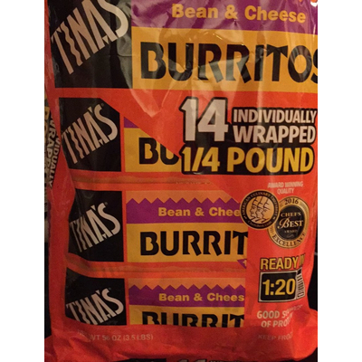 Burritos, Bean & Cheese
