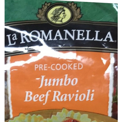 Jumbo Beef Ravioli, Pre-Cooked