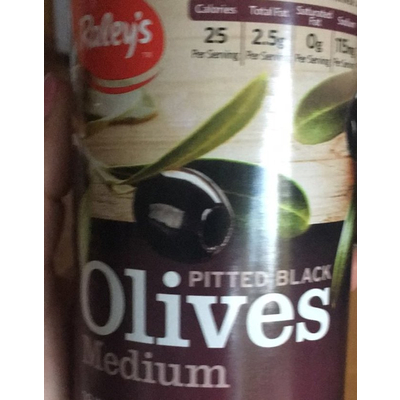 Pitted Black Olives, Medium