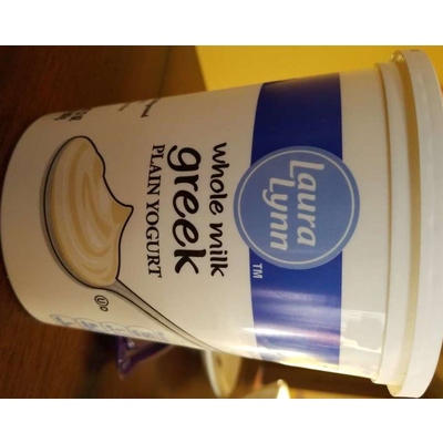 Greek Plain Yogurt, Whole Milk