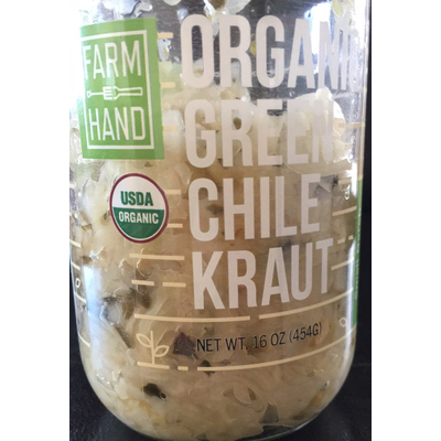 Organic Green Chile Kraut