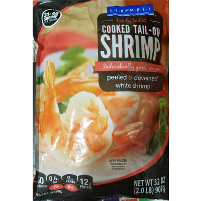 Shrimp, Cooked Tail-On