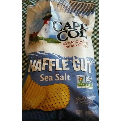 Waffle Cut Potato Chips with Sea Salt