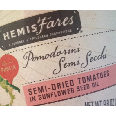 Semi-Dried Tomatoes in Sunflower Seed Oil
