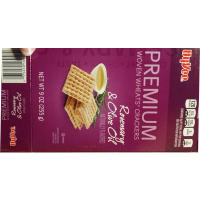 Woven Wheats, Crackers, Rosemary & Olive Oil