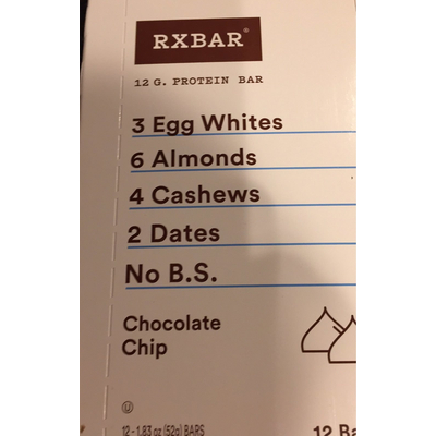 Protein Bar, Chocolate Chip