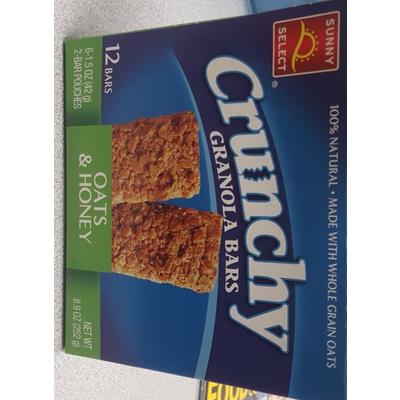 Crunchy Granola Bars, Oats & Honey