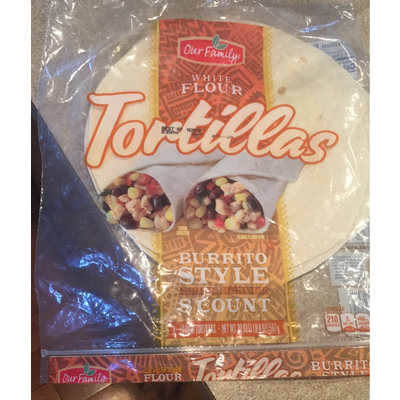 Tortillas, Burrito Style