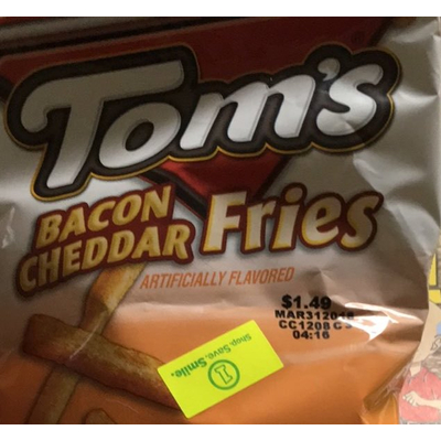 Potato Fries, Bacon Cheddar