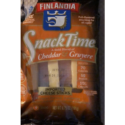 Snack Time Cheese Sticks, Cheddar & Gruyere