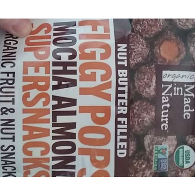 Figgy Pops Supersnacks, Mocha Almond