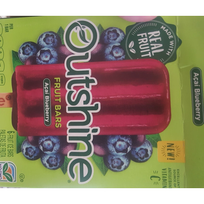 Fruit Ice Bar, Acai Blueberry