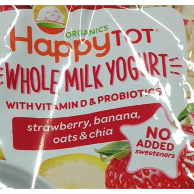 Whole Milk Yogurt, Strawberry Banana Oats & Chia
