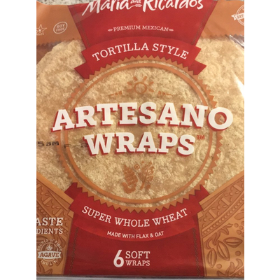 Artesano Wraps, Tortilla Style