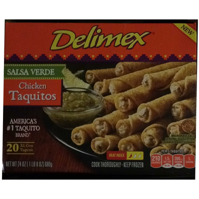 Chicken Taquitos, Salsa Verde