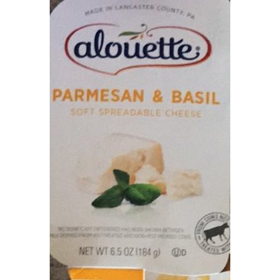 Soft Spreadable Cheese, Parmesan & Basil