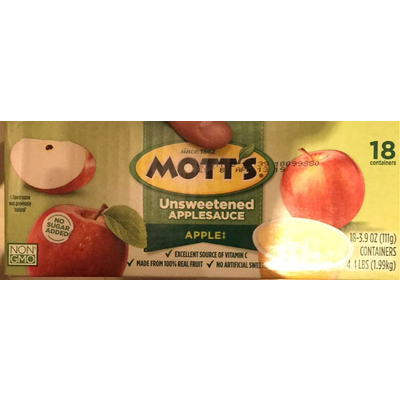 Applesauce, Unsweetened